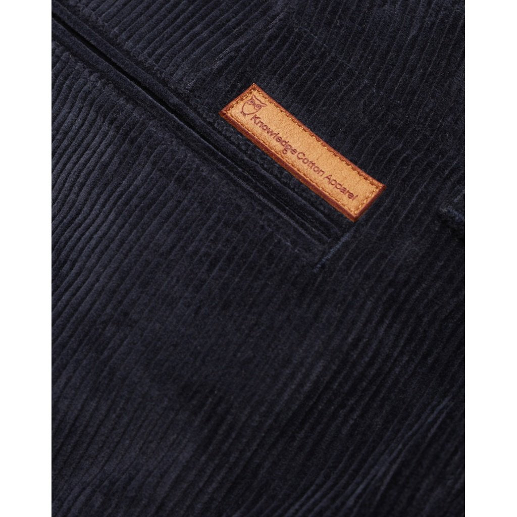 Chino velours marine en coton bio