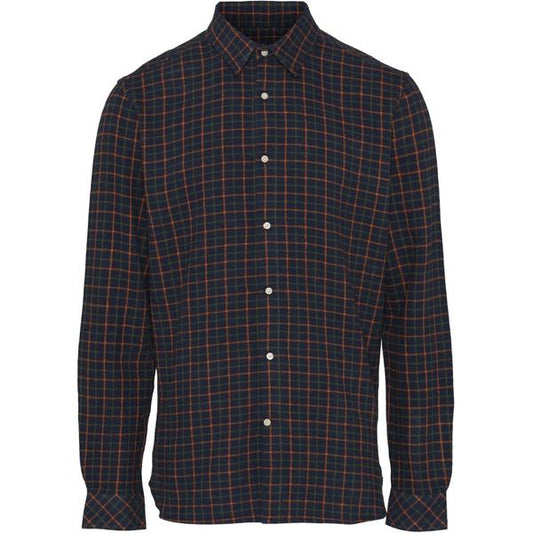 Chemise à carreaux flanelle en coton bio