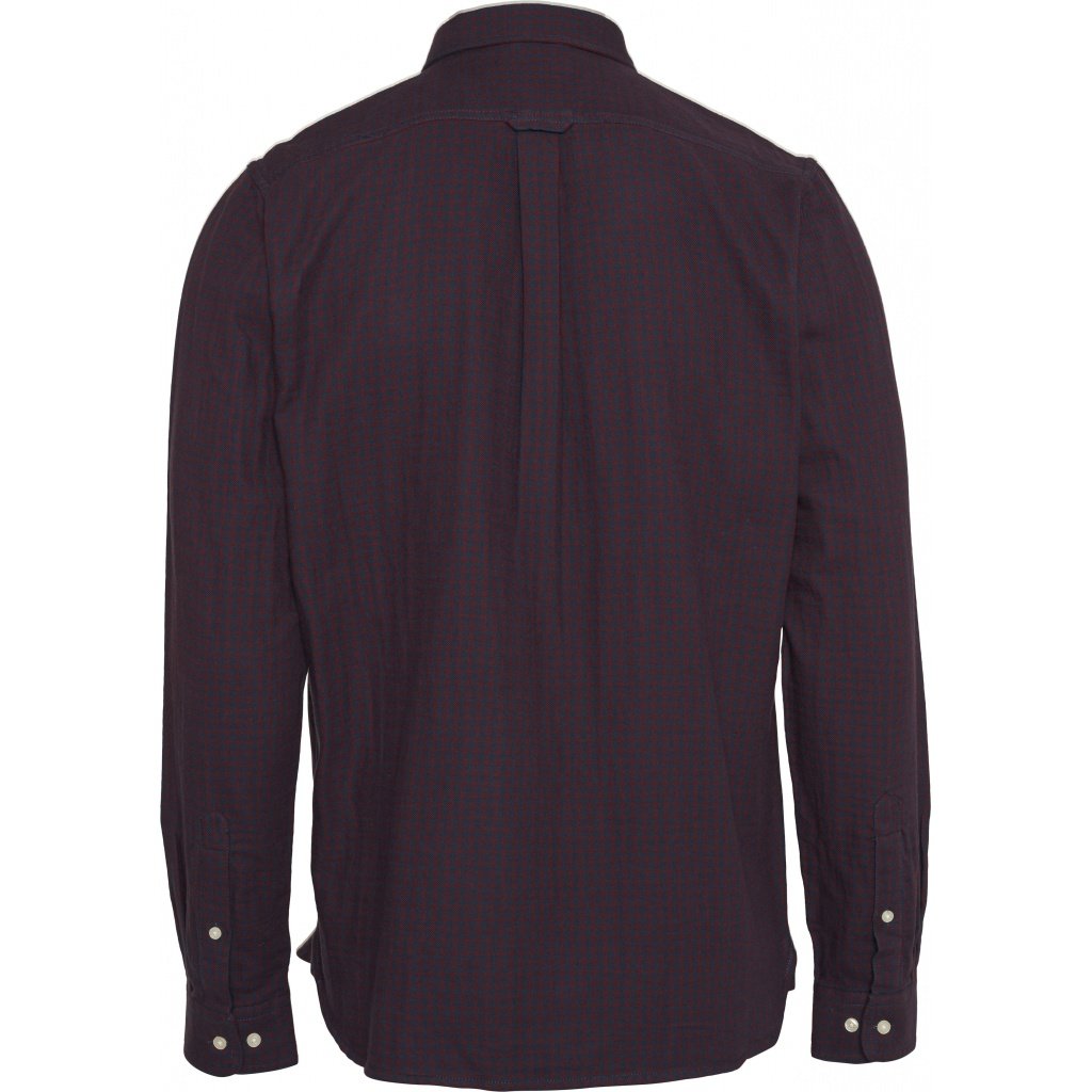 Chemise à carreaux en coton bio