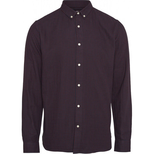 Chemise à carreaux en coton bio