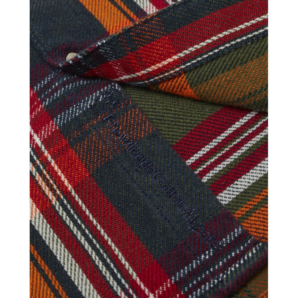Chemise à carreaux twill en coton bio