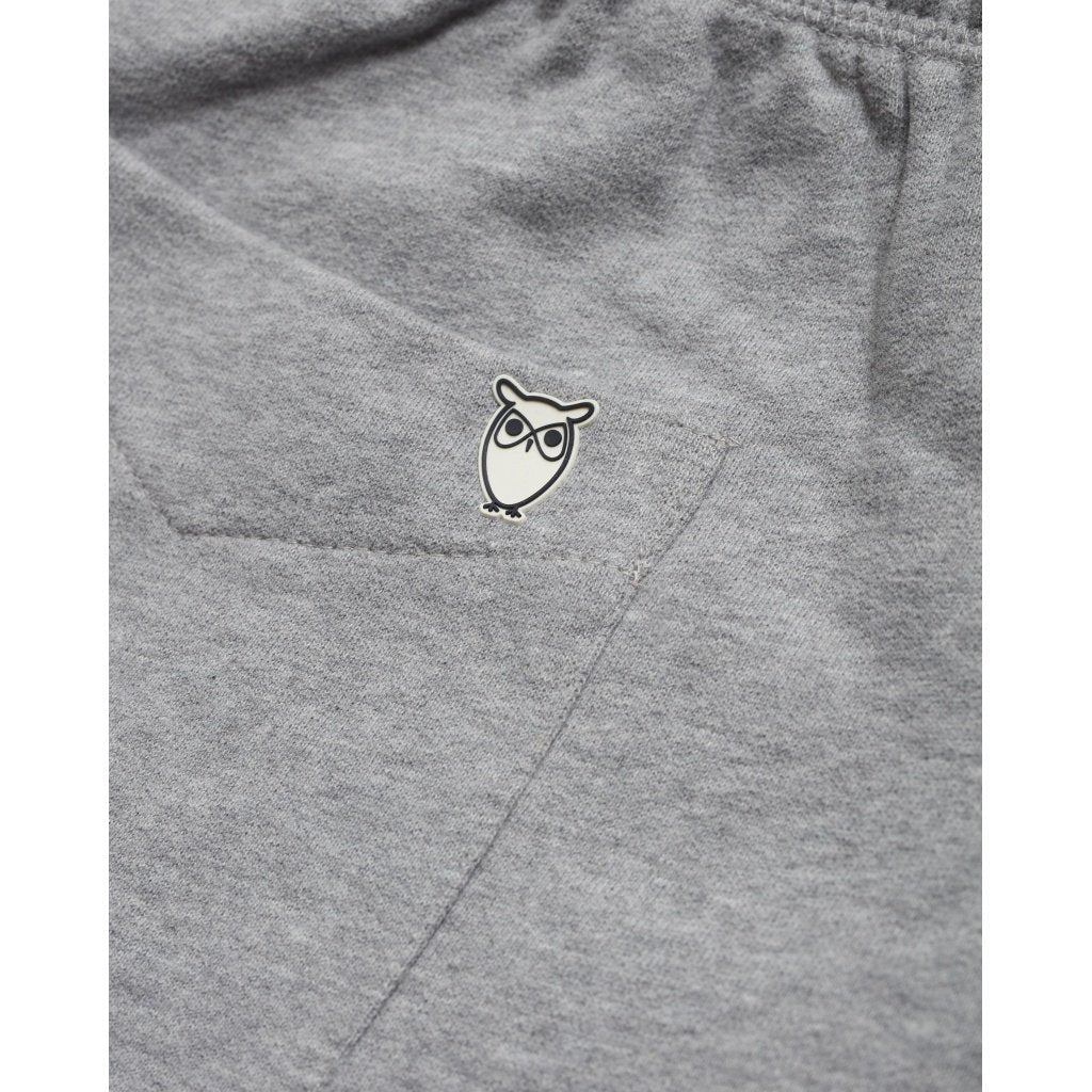 Short de jogging gris en coton bio