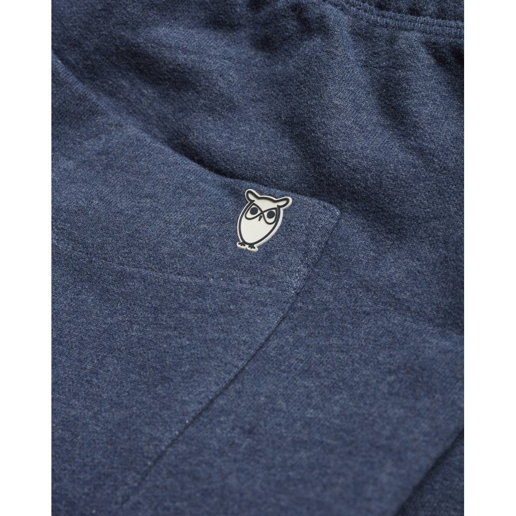 Short de jogging marine en coton bio
