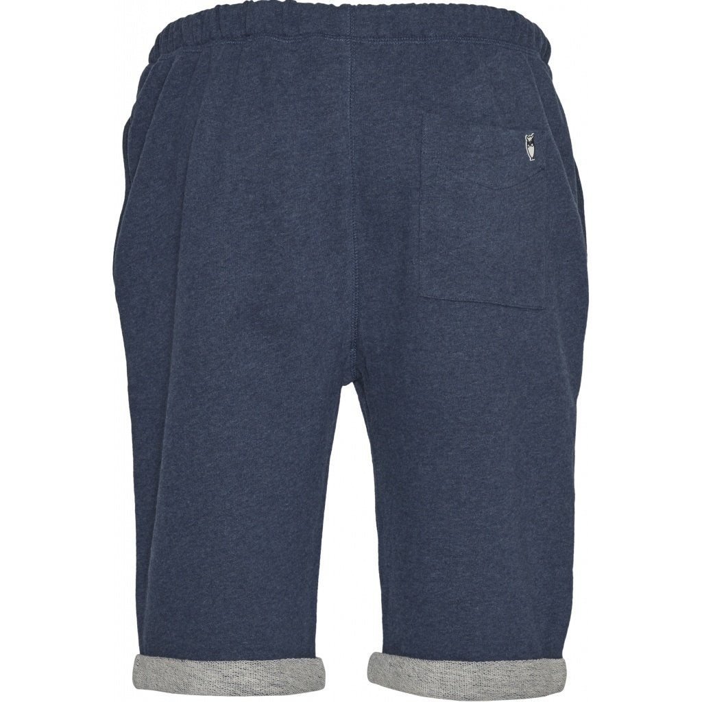 Short de jogging marine en coton bio