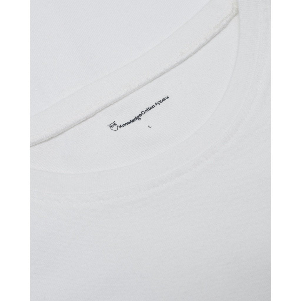 T-shirt ample blanc en coton bio