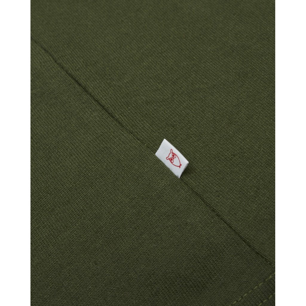 T-shirt ample vert forêt en coton bio