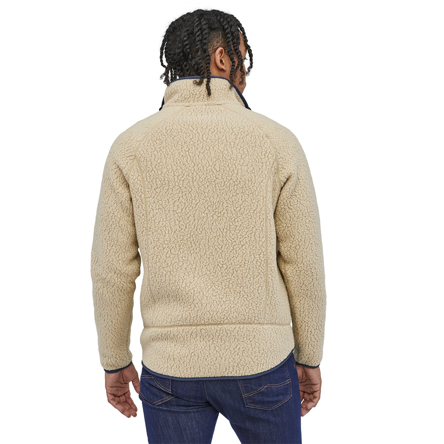 Veste polaire zippée en matière recyclée | écru "retro pile el cap khaki"
