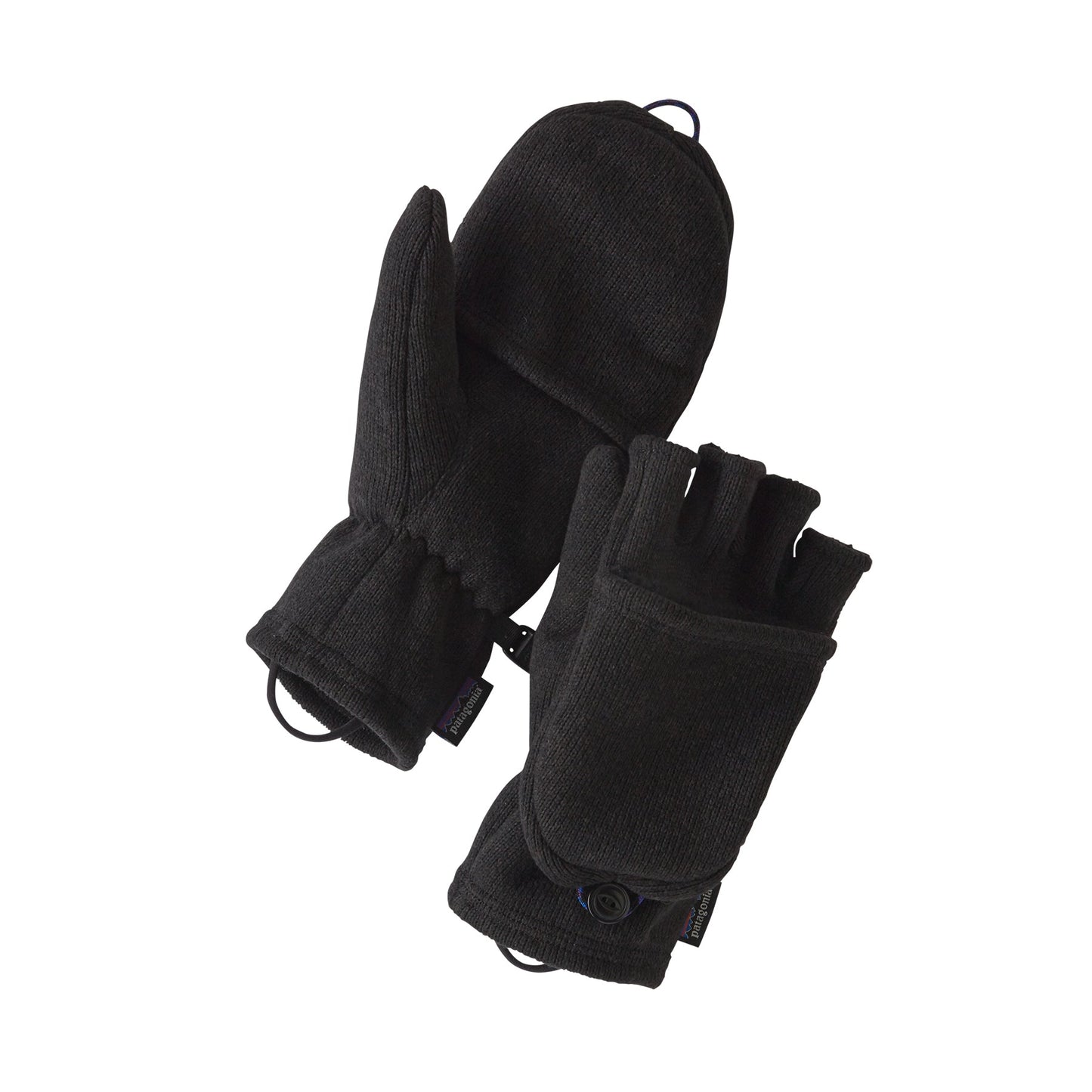 Gants 2 en 1 en matière recyclée | noir "better Sweater Gloves black"