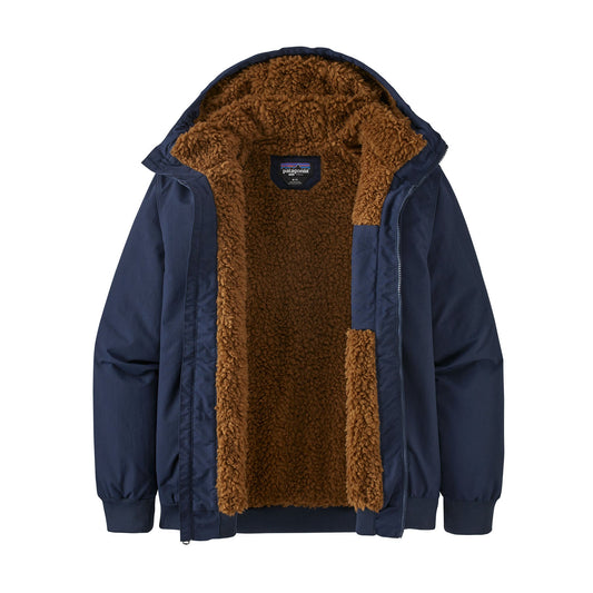 Manteau d'hiver marine en recyclé - Lined Isthmus Hoody new navy