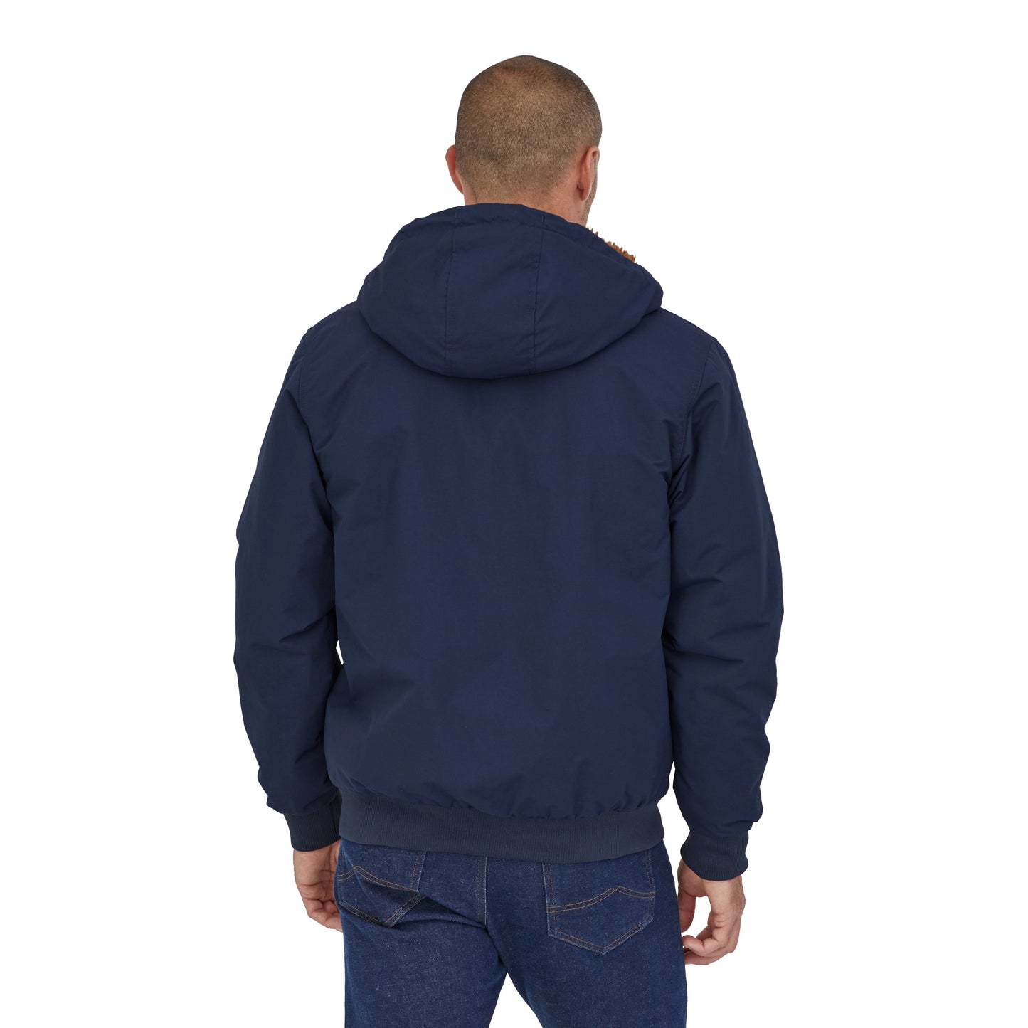 Manteau d'hiver marine en recyclé - Lined Isthmus Hoody new navy