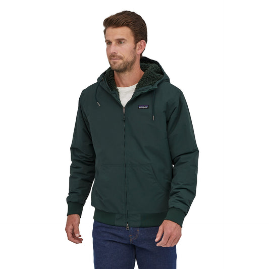 Manteau vert doublé polaire en recyclé - lined isthmus hoody northern green