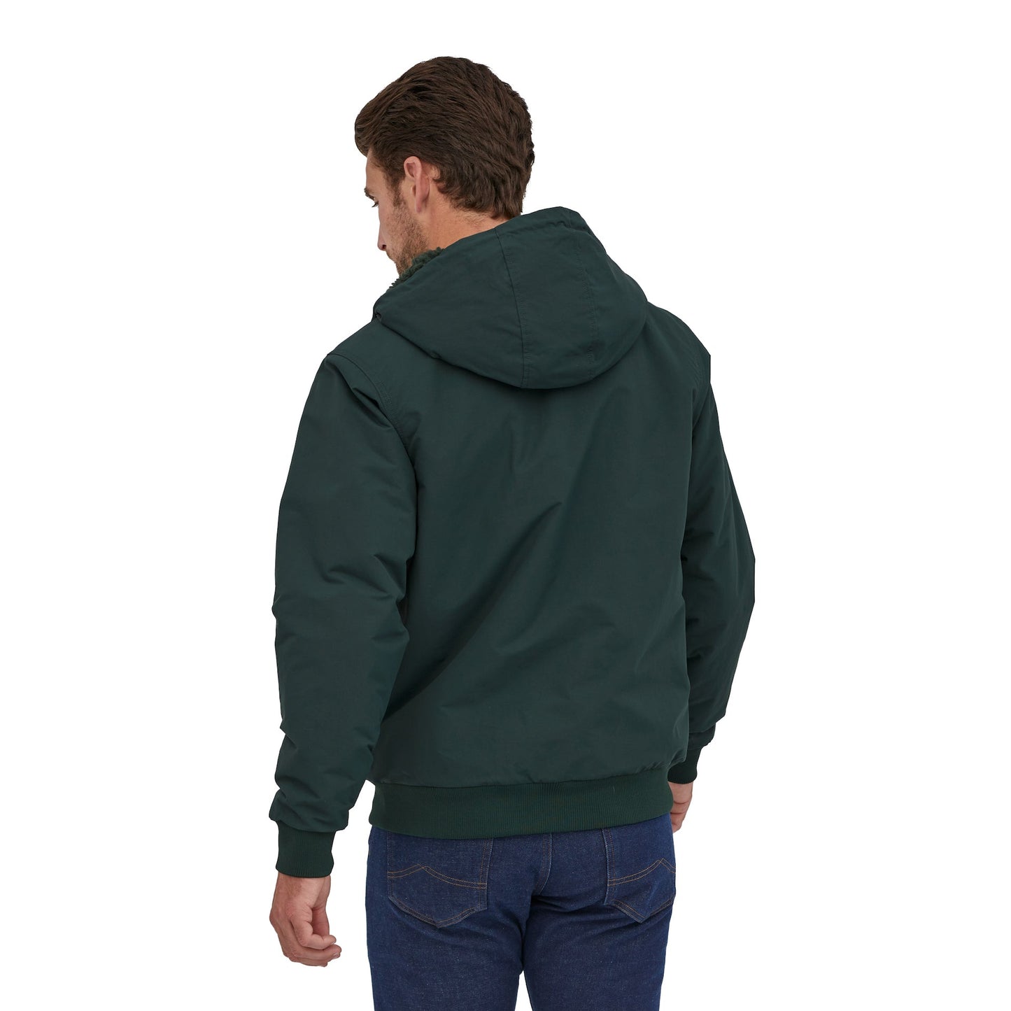 Manteau vert doublé polaire en recyclé - lined isthmus hoody northern green