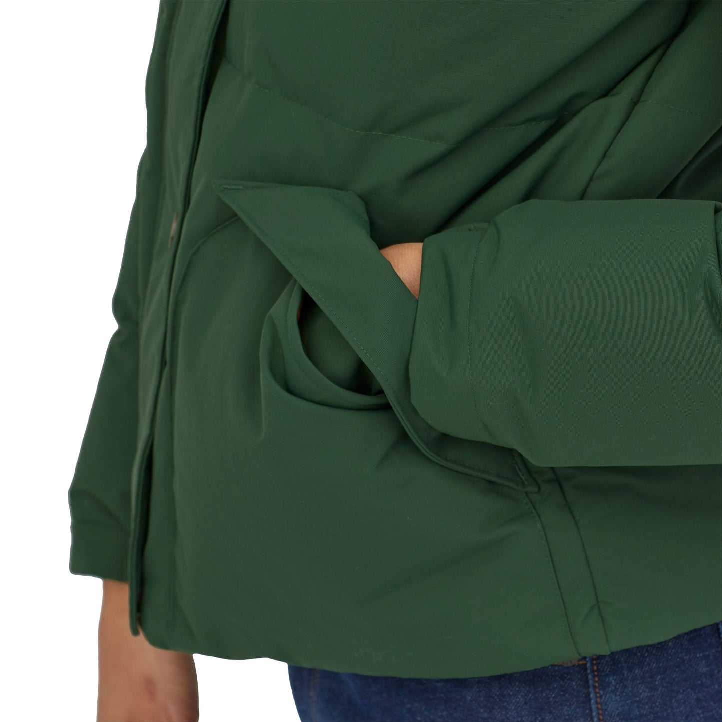 Doudoune verte en recyclé - Downdrift sublime green