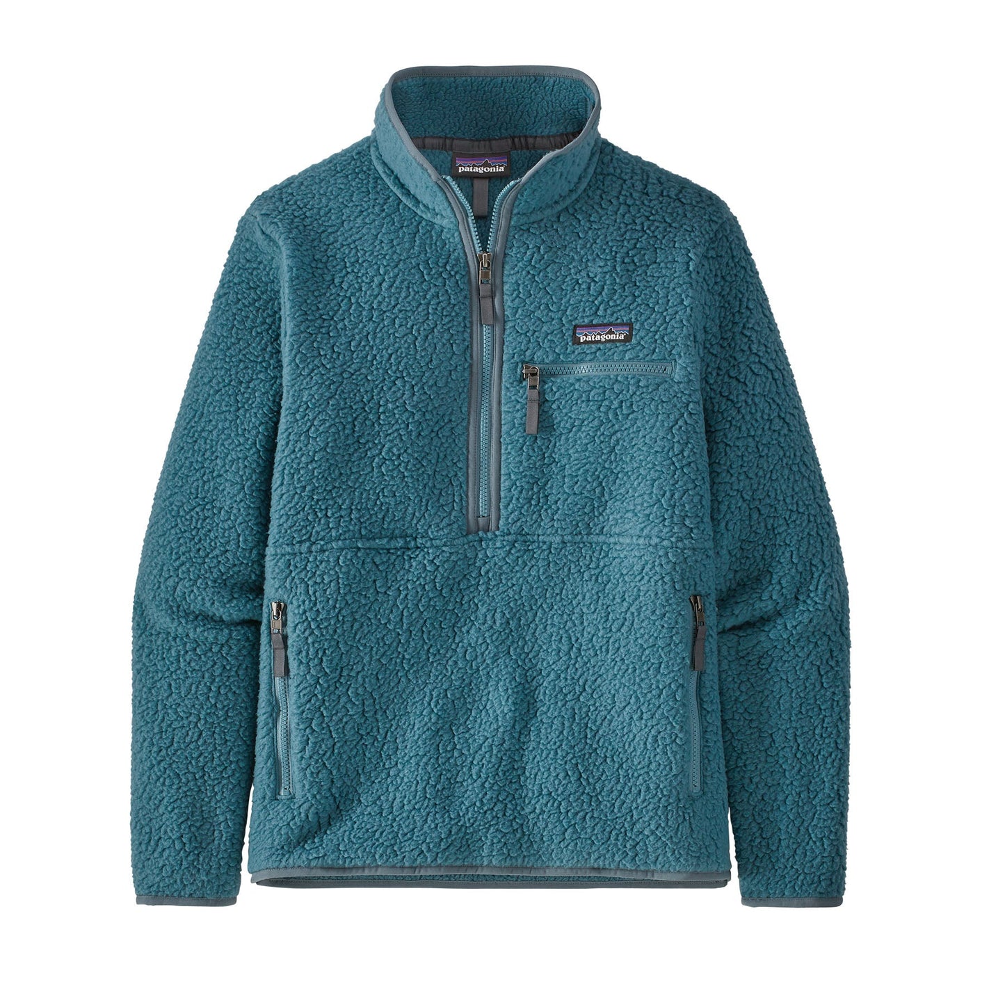 Sweat polaire bleue en matière recyclée - W's Retro Pile Marsupial abalone blue