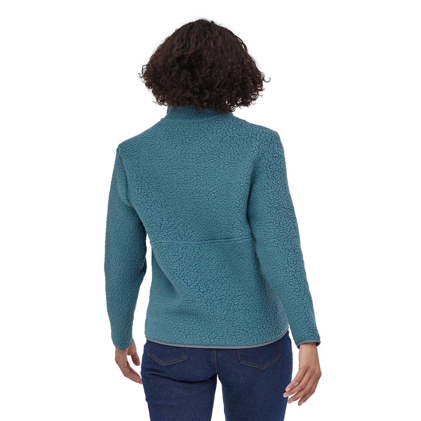 Sweat polaire bleue en matière recyclée - W's Retro Pile Marsupial abalone blue