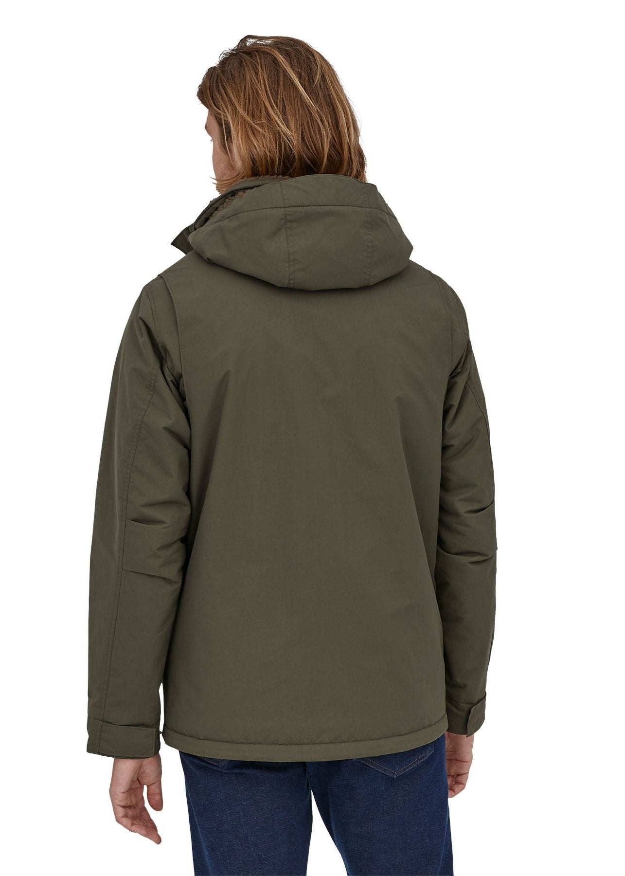 Parka doublée en recyclé | Kaki "isthmus parka basin green"