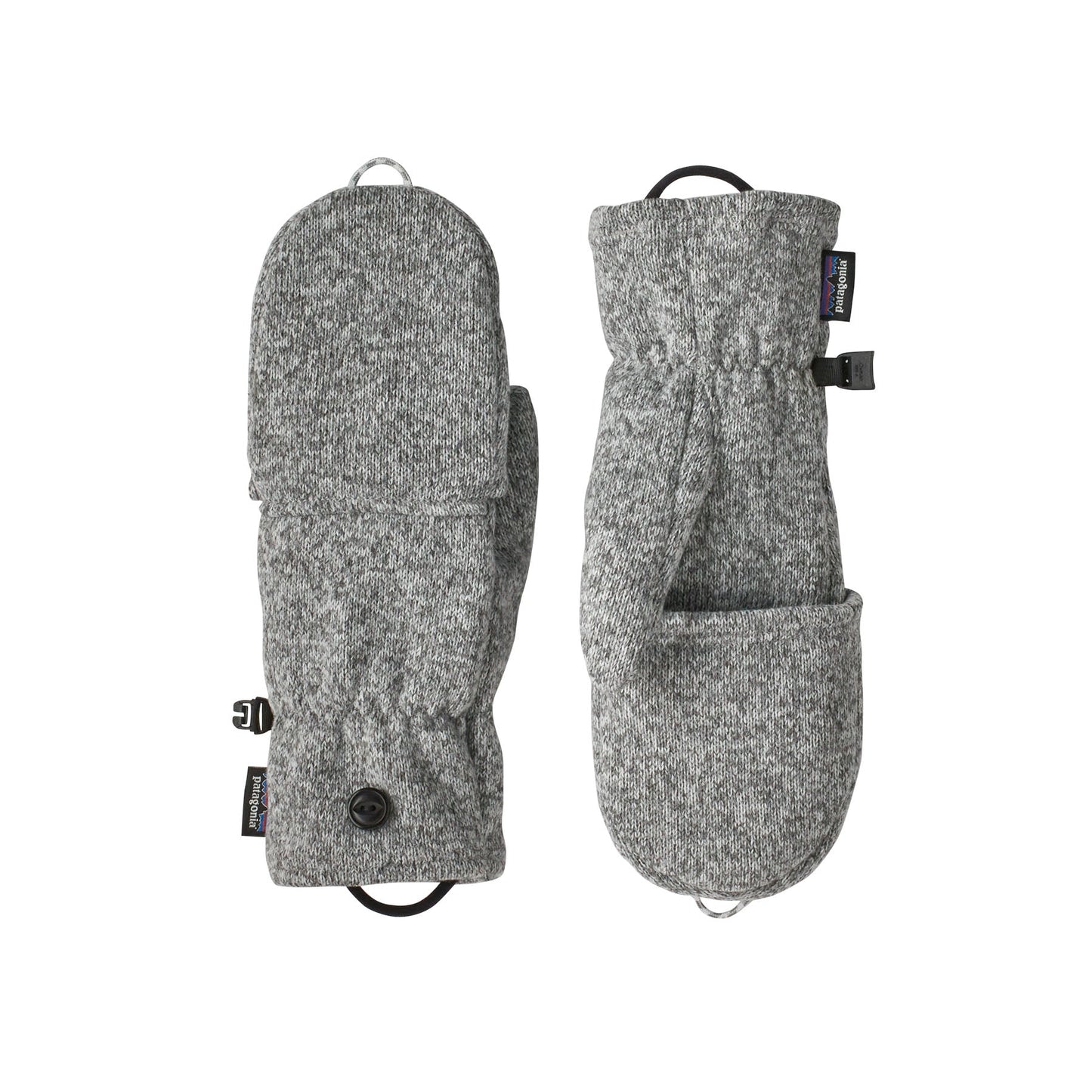 Gants 2 en 1 en matière recyclée | gris "better sweater gloves birch white"