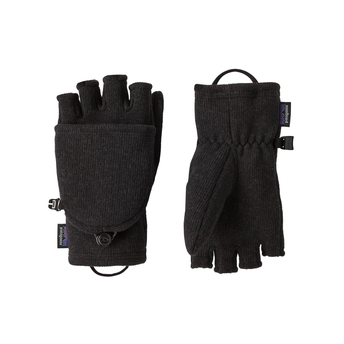 Gants 2 en 1 en matière recyclée | noir "better Sweater Gloves black"
