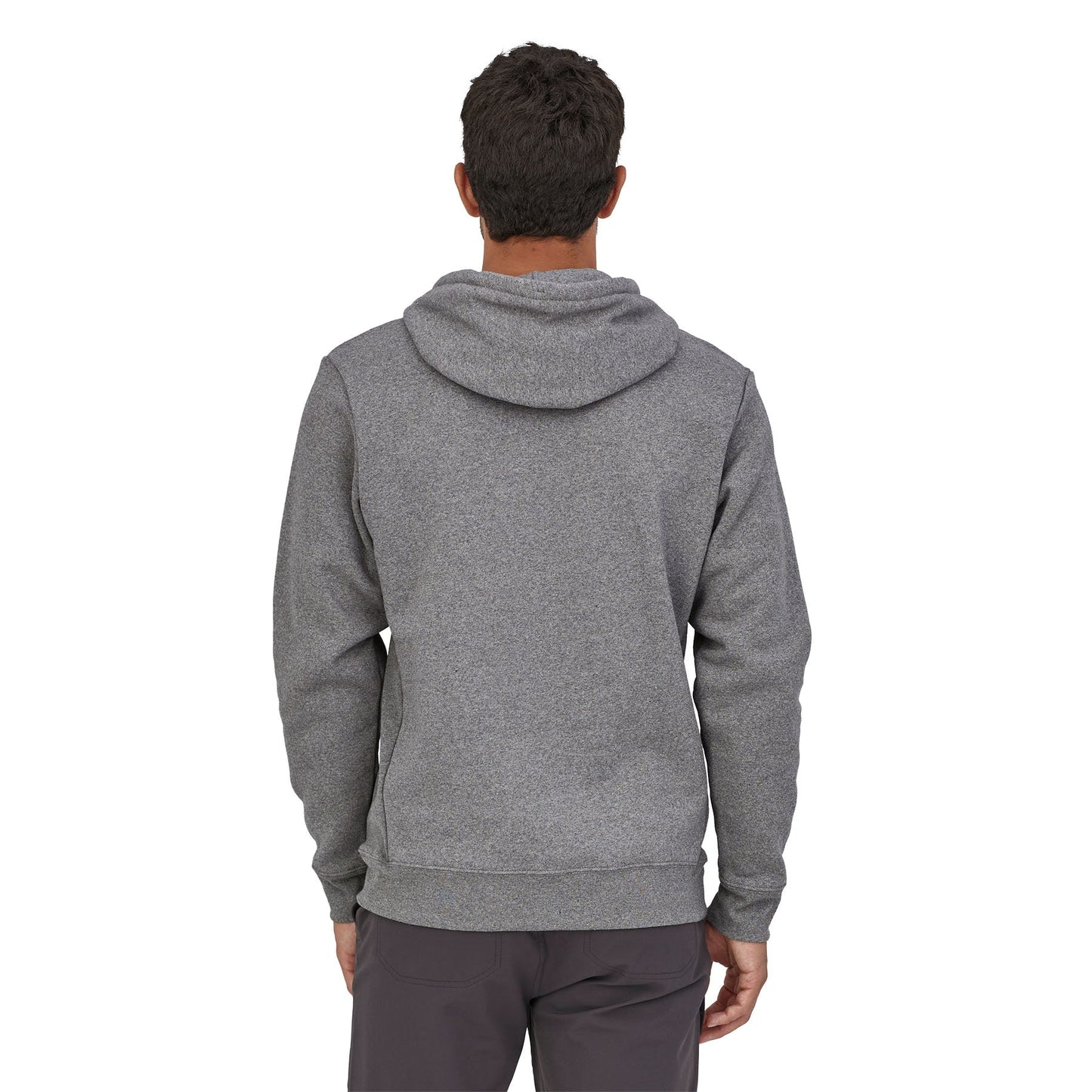 Sweat à capuche gris en coton bio et matière recyclée - p-6 label uprisal hoody gravel heather
