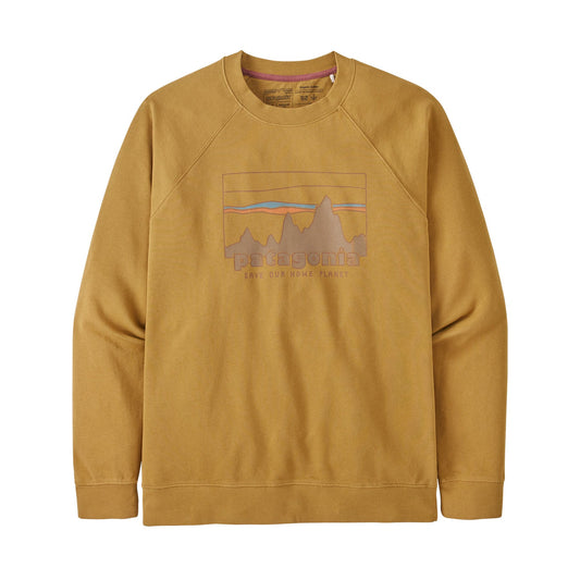 Sweat moutarde en coton bio - '73 Skyline Regenerative Organic Pilot Cotton - oaks brown