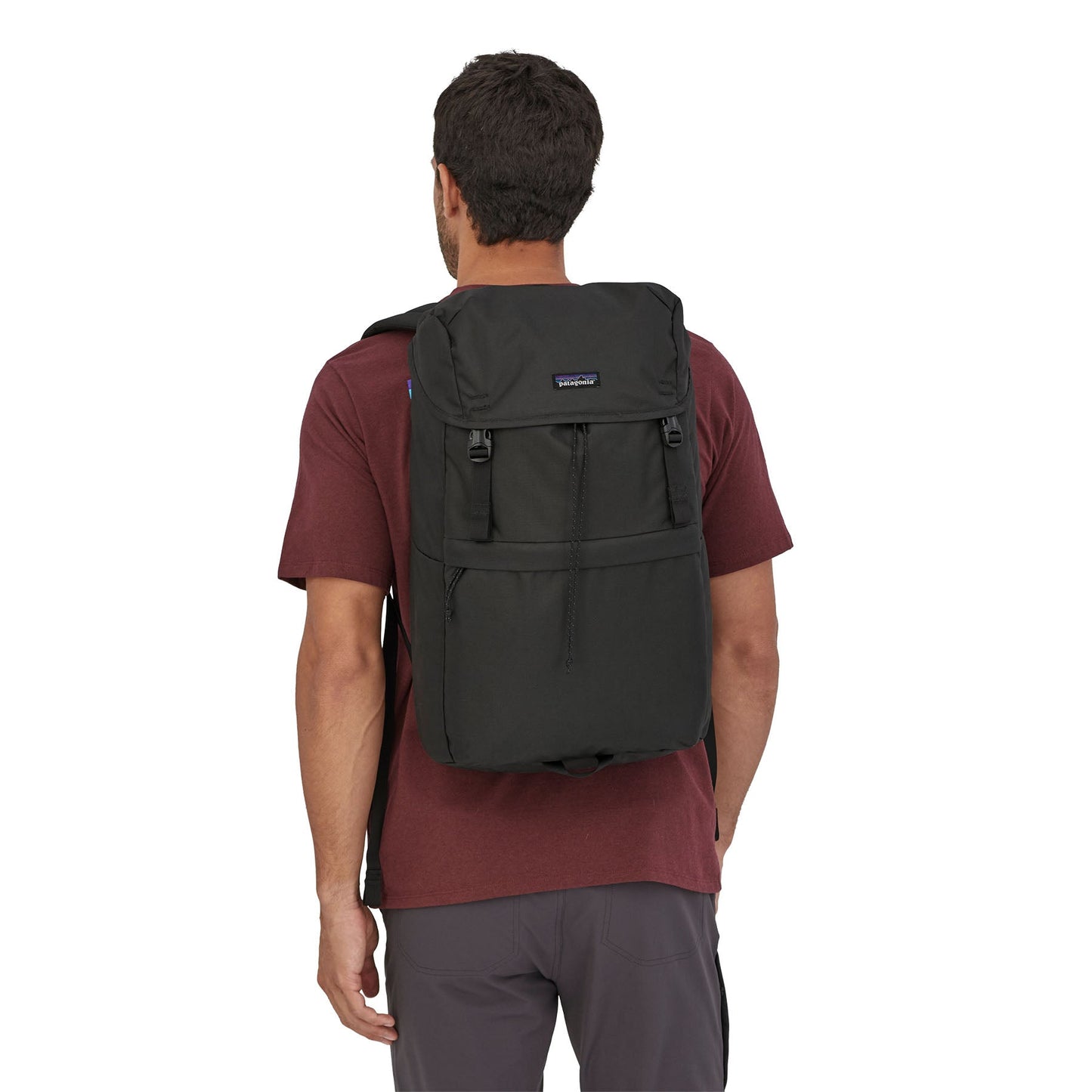 Sac à dos 28L noir en matières recyclées - arbor lid pack black