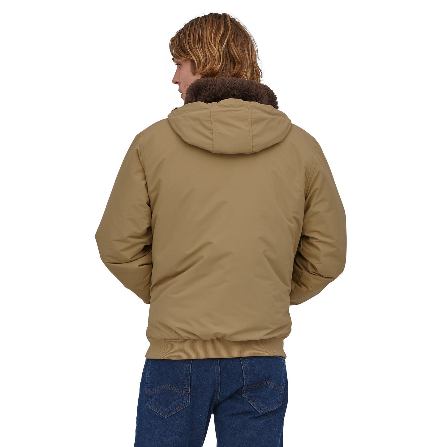 Manteau beige doublé polaire en recyclé - lined isthmus hoody ink classic tan