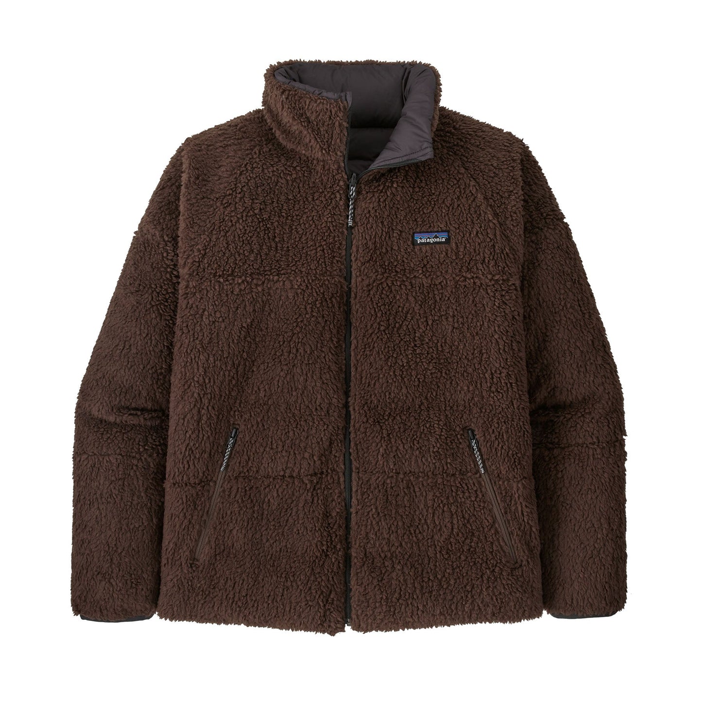 Doudoune réversible polaire en recyclé | noir "m's reversible silent down jkt ink black"