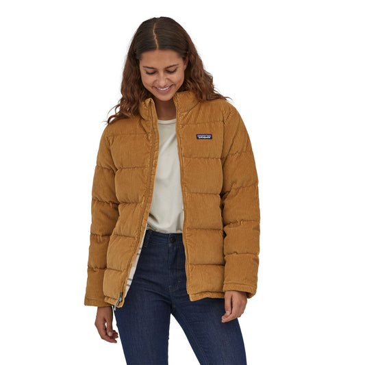 Doudoune en duvet recyclé | marron "cord fjord coat nest brown"