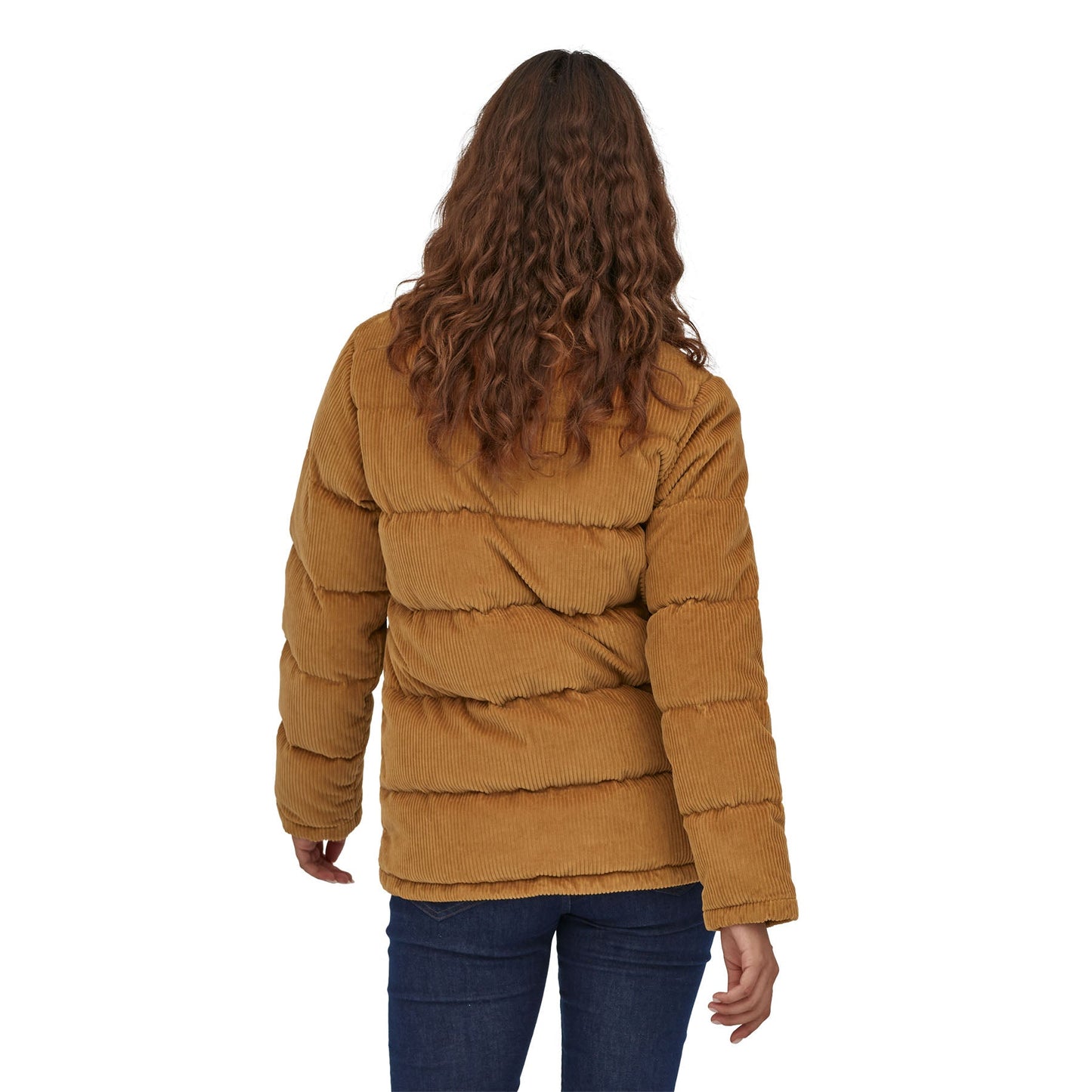 Doudoune en duvet recyclé | marron "cord fjord coat nest brown"