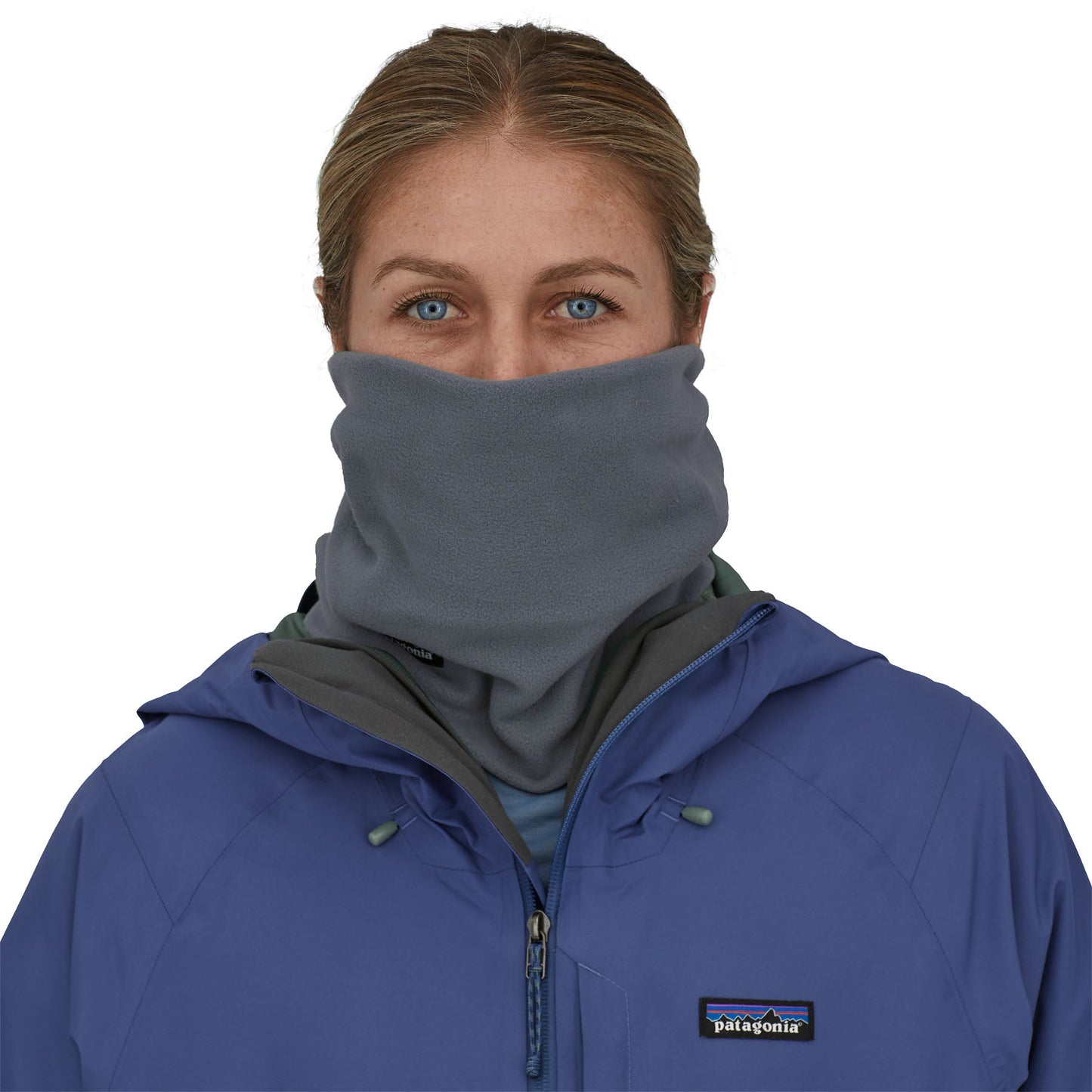 Cache-cou en recyclé | Bleu "micro d gaiter lagom blue"