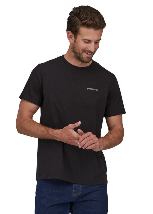 T-shirt imprimé | noir "Fitz roy icon responsibili-tee - ink black"