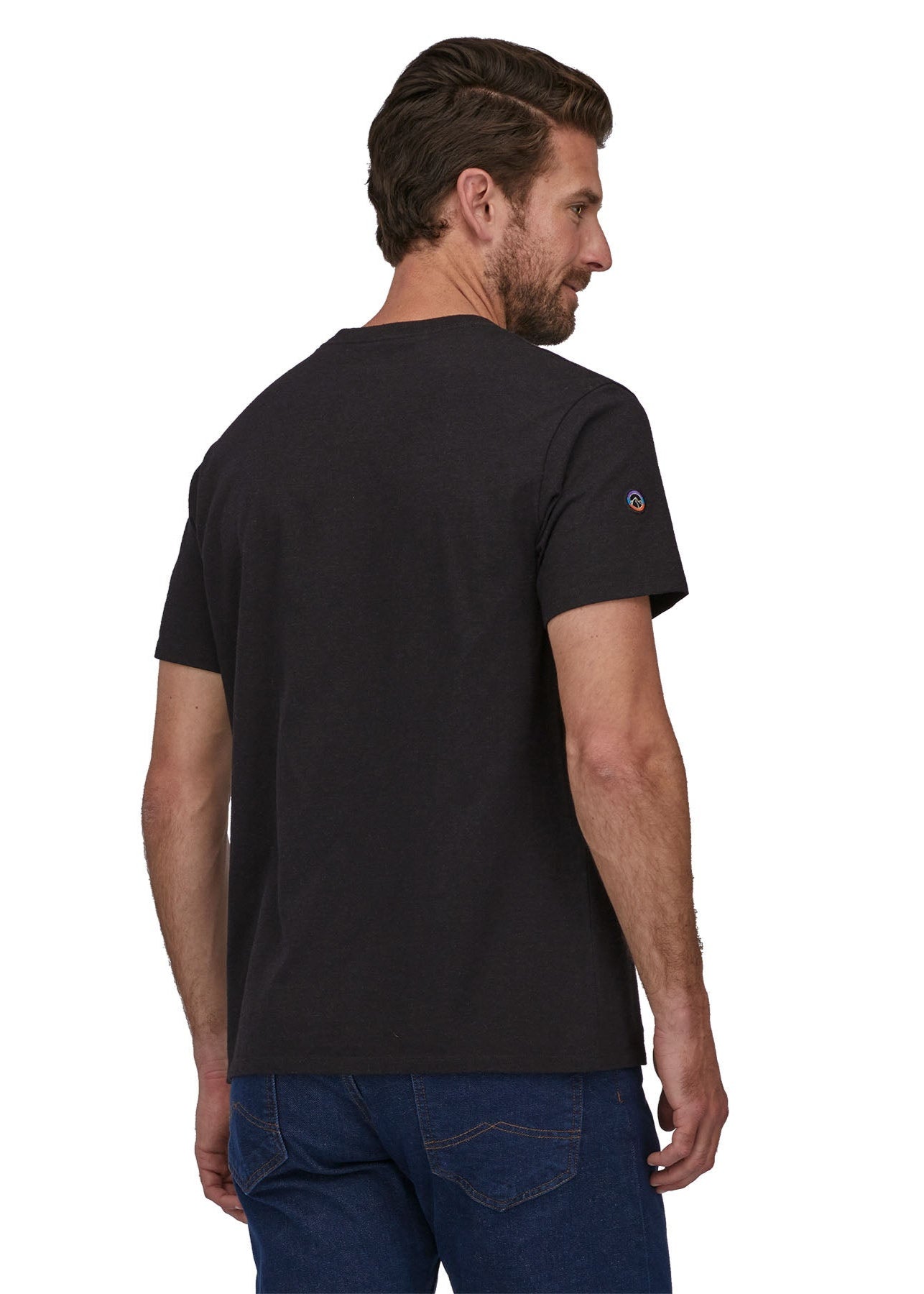 T-shirt imprimé | noir "Fitz roy icon responsibili-tee - ink black"