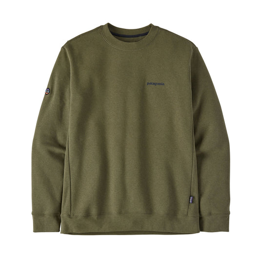 Sweat en matières recyclées | Vert "fitz roy icon uprisal crew sweatshirt wyoming green"