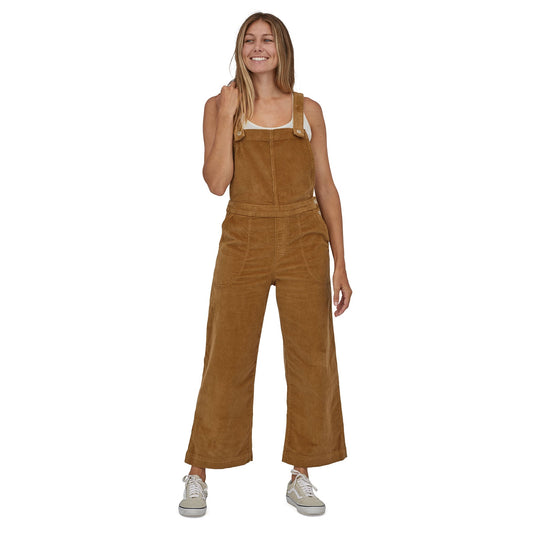Salopette en velours de coton bio | Marron "stand up corduroy overalls nest brown"