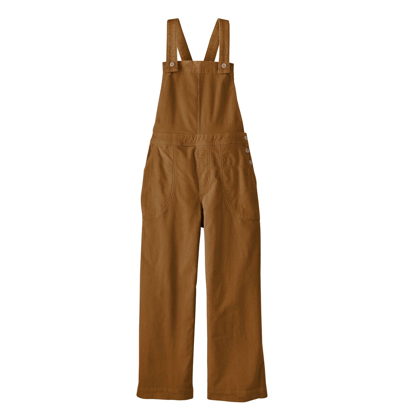 Salopette en velours de coton bio | Marron "stand up corduroy overalls nest brown"