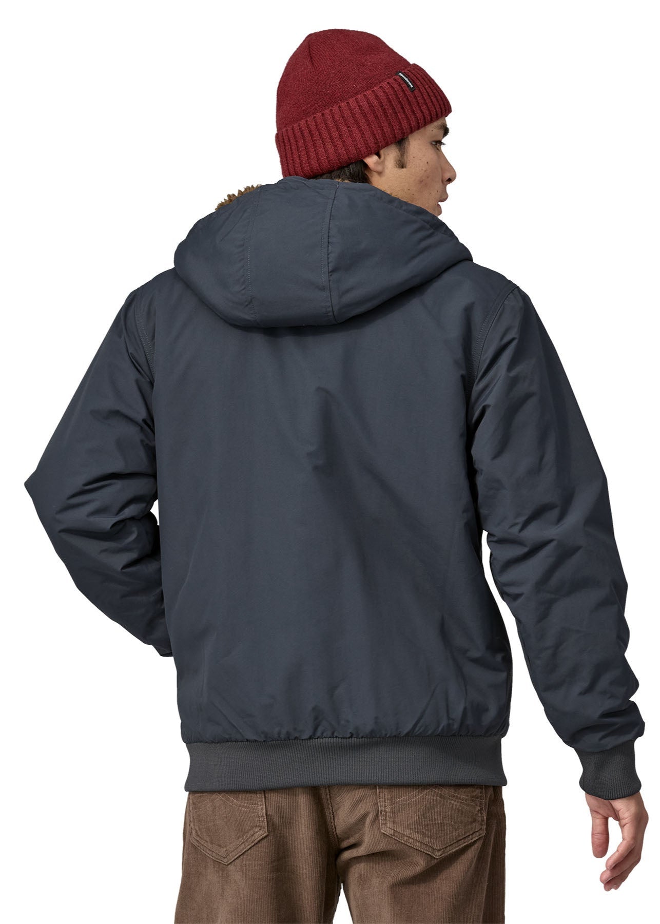 Manteau en matières recyclées | marine "m's lined isthmus hoody - smolder blue"
