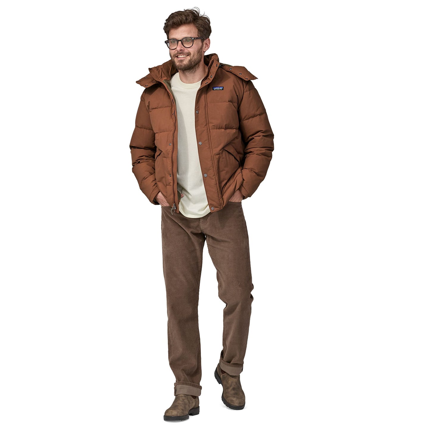 Doudoune en recyclé | Marron "downdrift jkt sisu brown"