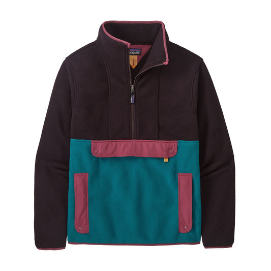 Polaire col zippé en recyclé | Bicolore "synch anorak belay blue"