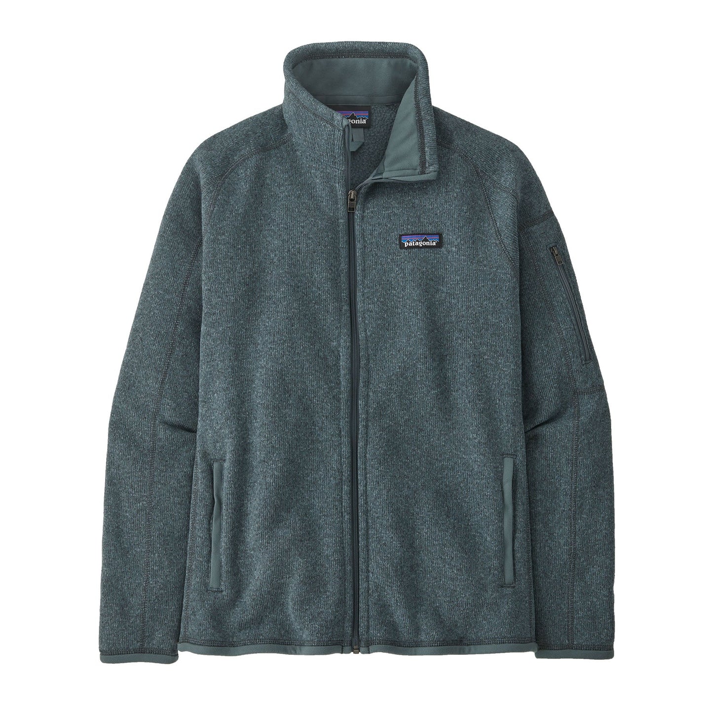 Veste polaire en matière recyclée | bleu "w's better sweater jkt nouveau green"