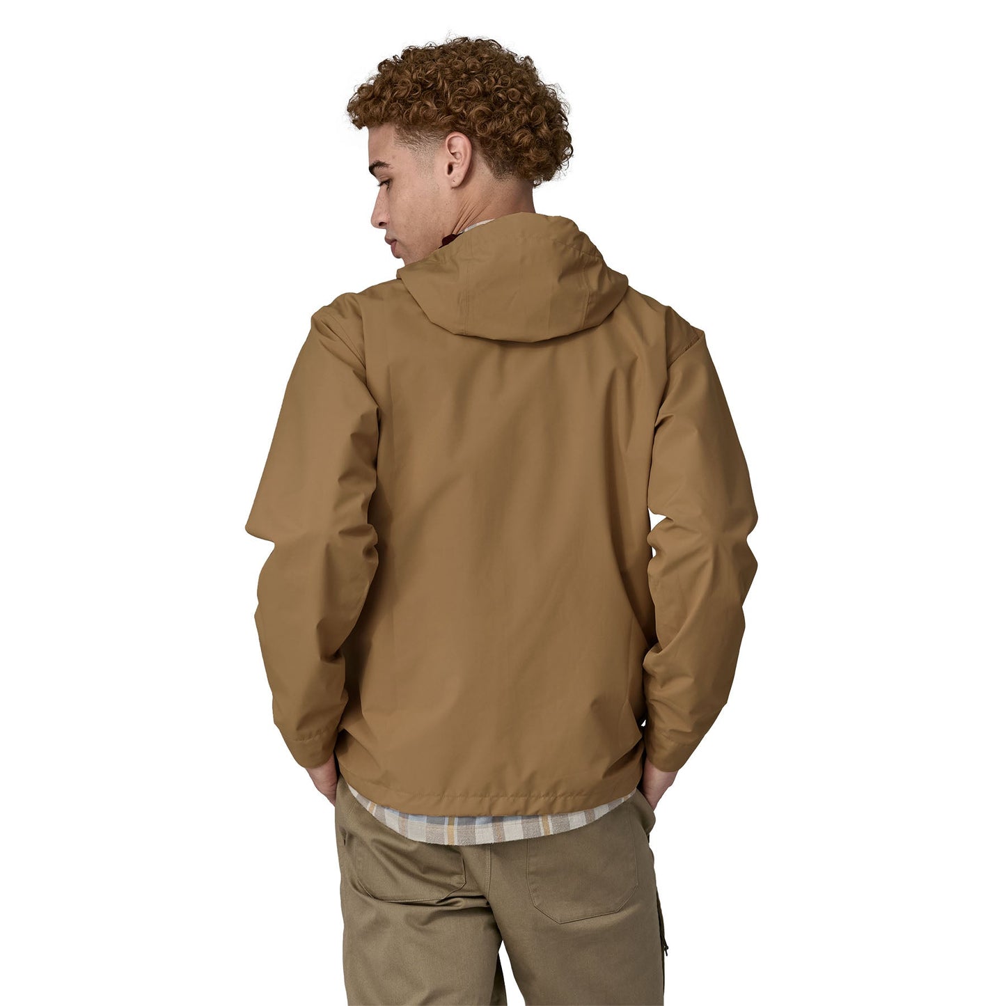 Manteau imperméable en recyclé | Marron "jackson glacier rain jkt grayling brown"