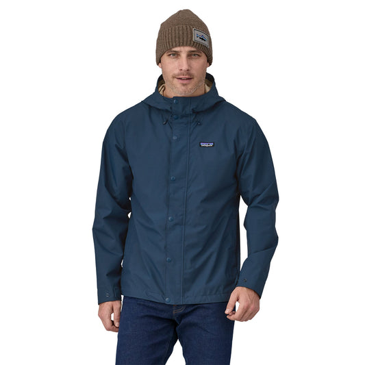 Manteau imperméable en recyclé | Bleu "jackson glacier rain jkt tidepool blue"