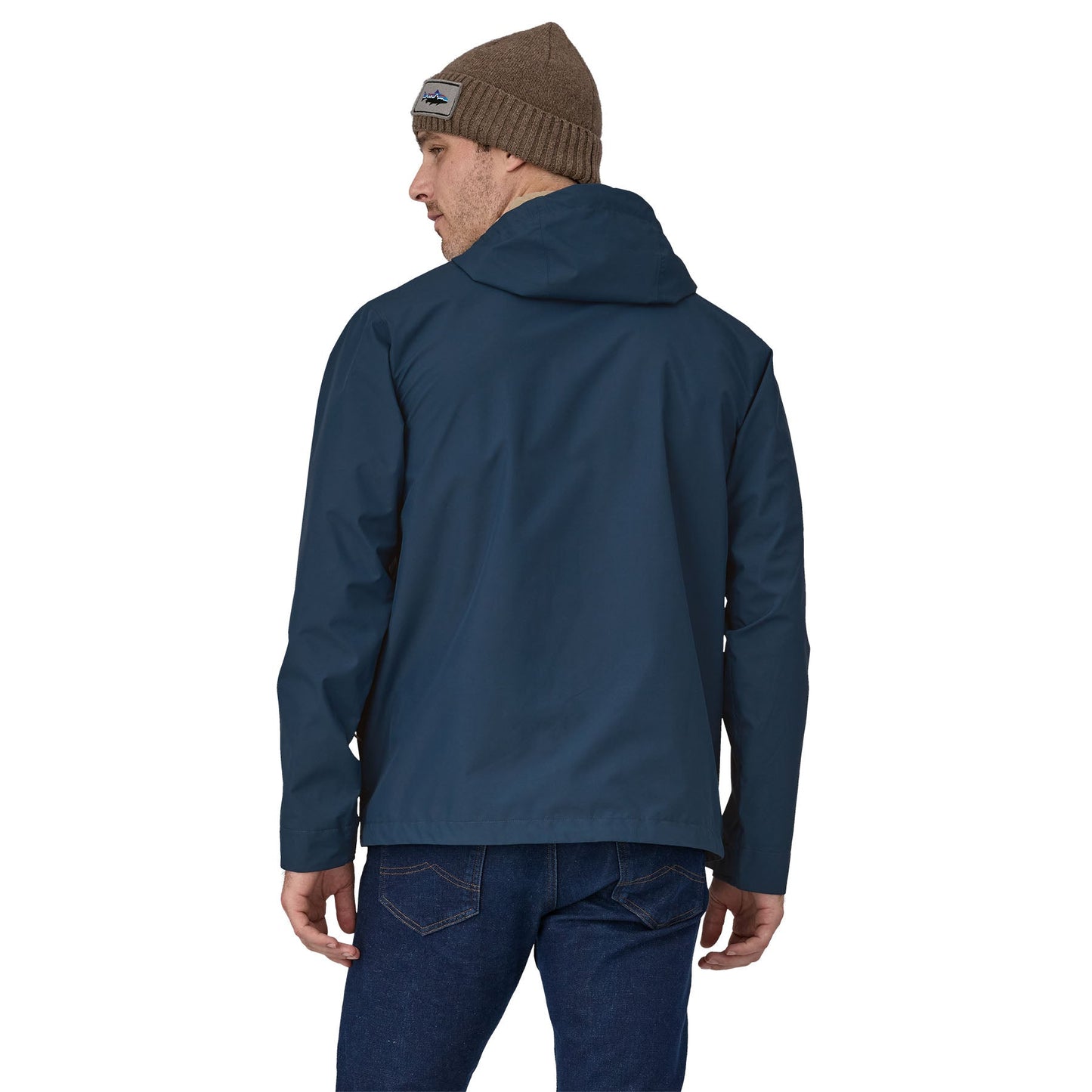 Manteau imperméable en recyclé | Bleu "jackson glacier rain jkt tidepool blue"