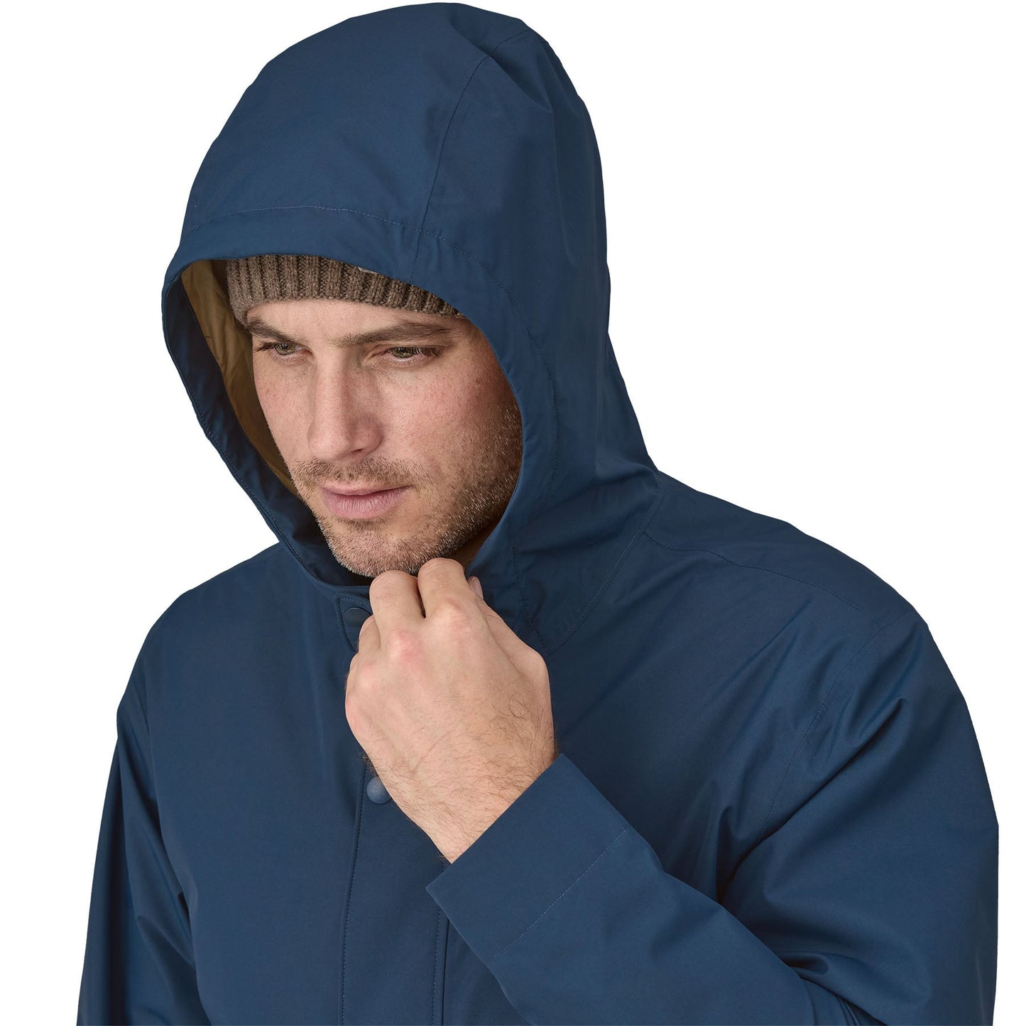 Manteau imperméable en recyclé | Bleu "jackson glacier rain jkt tidepool blue"