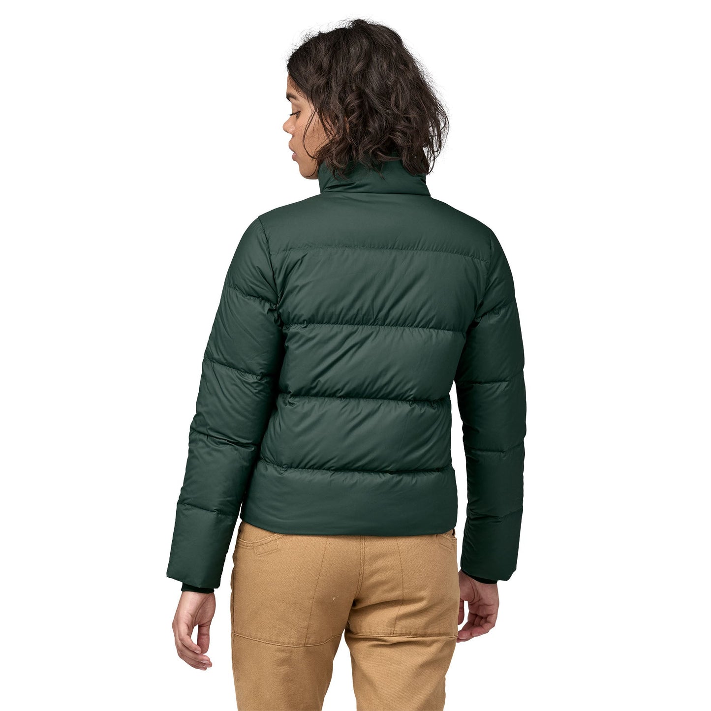 Doudoune en recyclé | vert "w's silent down jkt northern green"