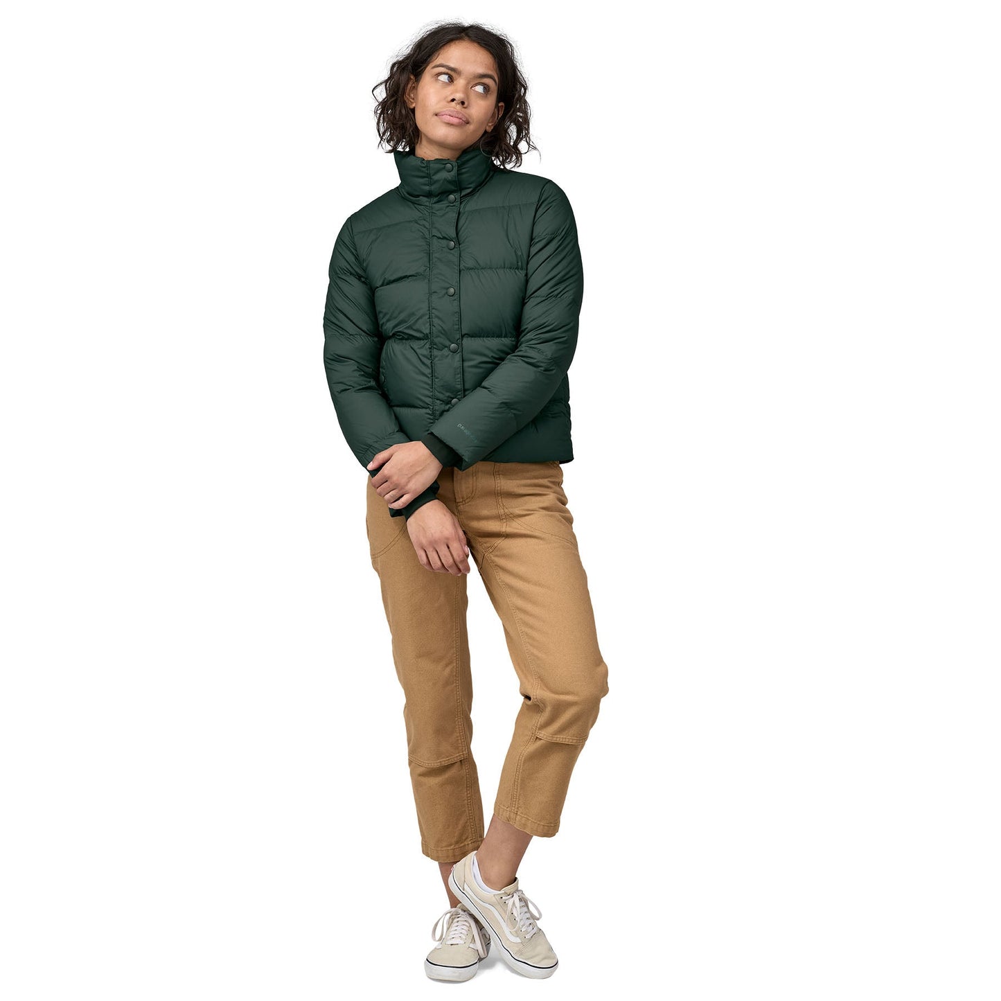 Doudoune en recyclé | vert "w's silent down jkt northern green"
