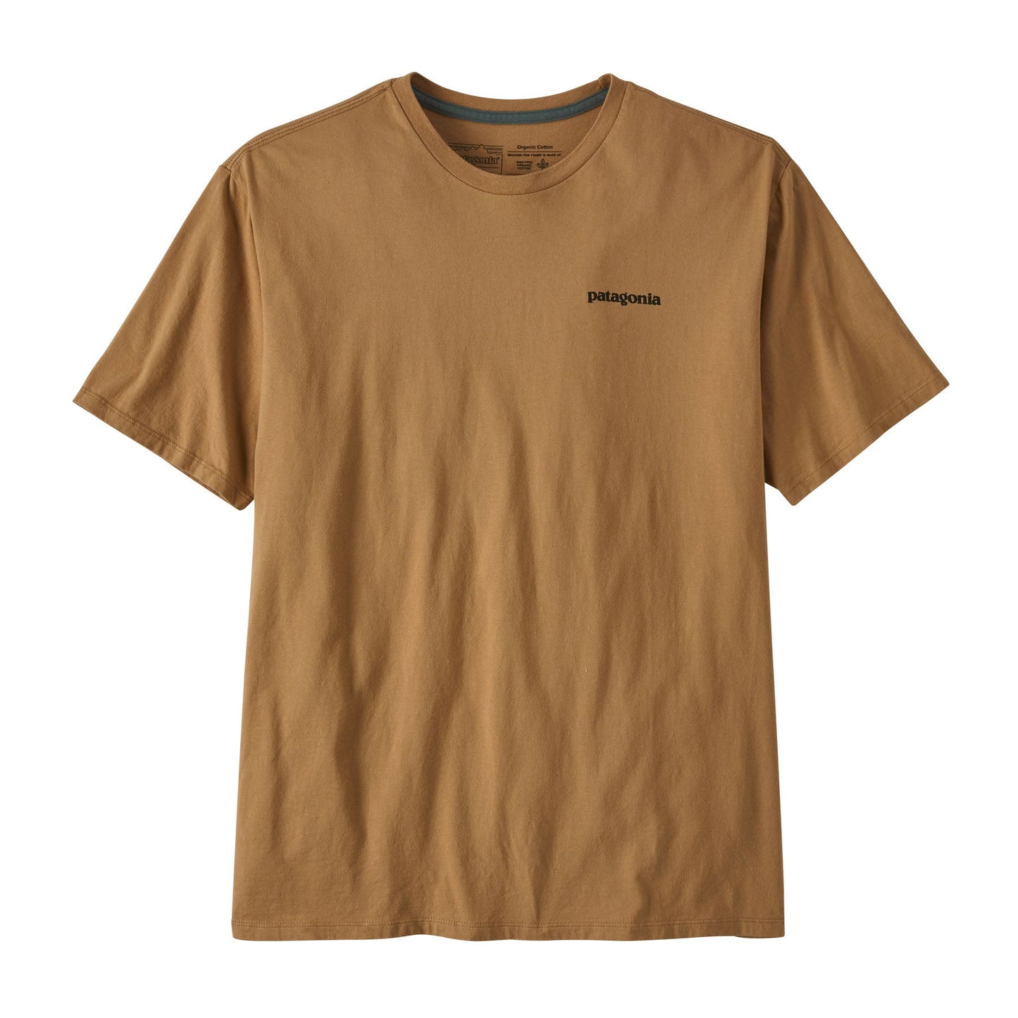 T-shirt en coton bio | Marron à motifs "p-6 mission organic t-shirt grayling brown"