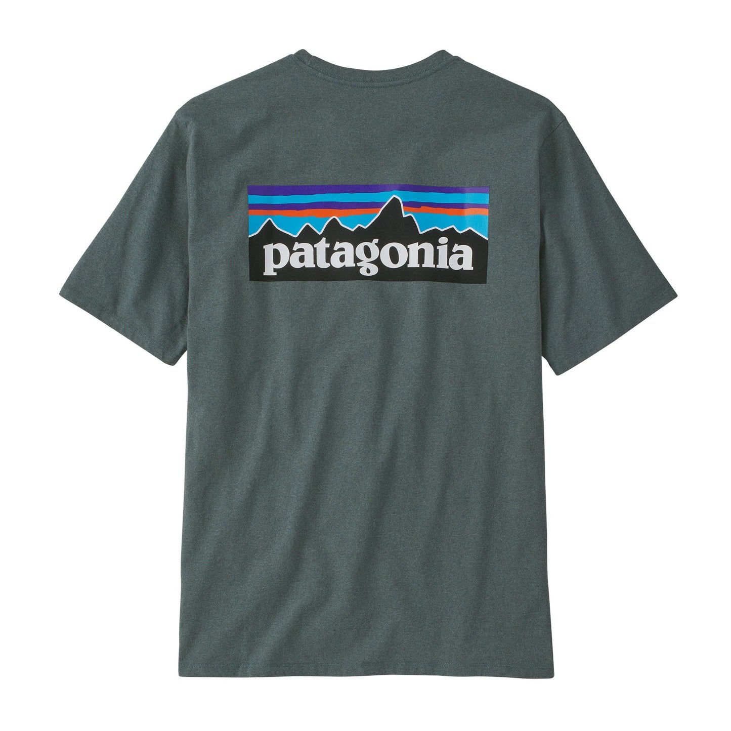 T-shirt en matières recyclées | Vert "p-6 logo responsibili-tee nouveau green"