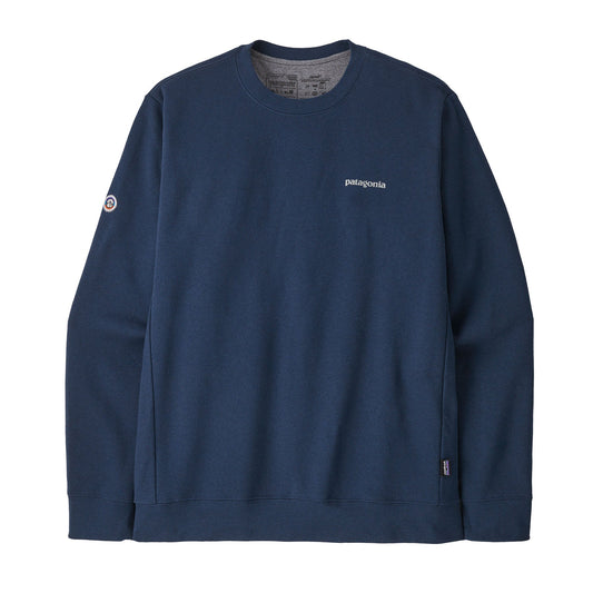 Sweat en matières recyclées | Bleu "fitz roy icon uprisal lagom blue"