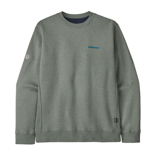 Sweat en matières recyclées | Vert "fitz roy icon uprisal sleet green"