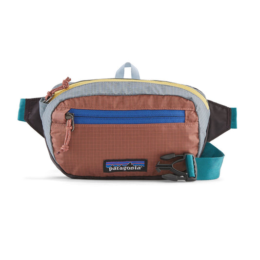 Banane en recyclé | multicolore "ultralight mini hip patchwork obsidian plum"